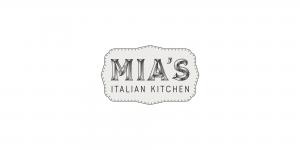 Mia's Italian Kitchen Logo for Wine on the Water Sponsorship